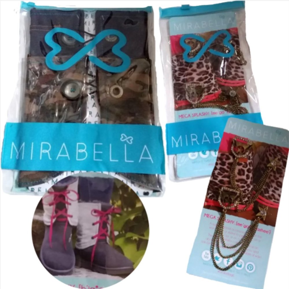 2/$15 MIRABELLA BOOT ACCESSORIES